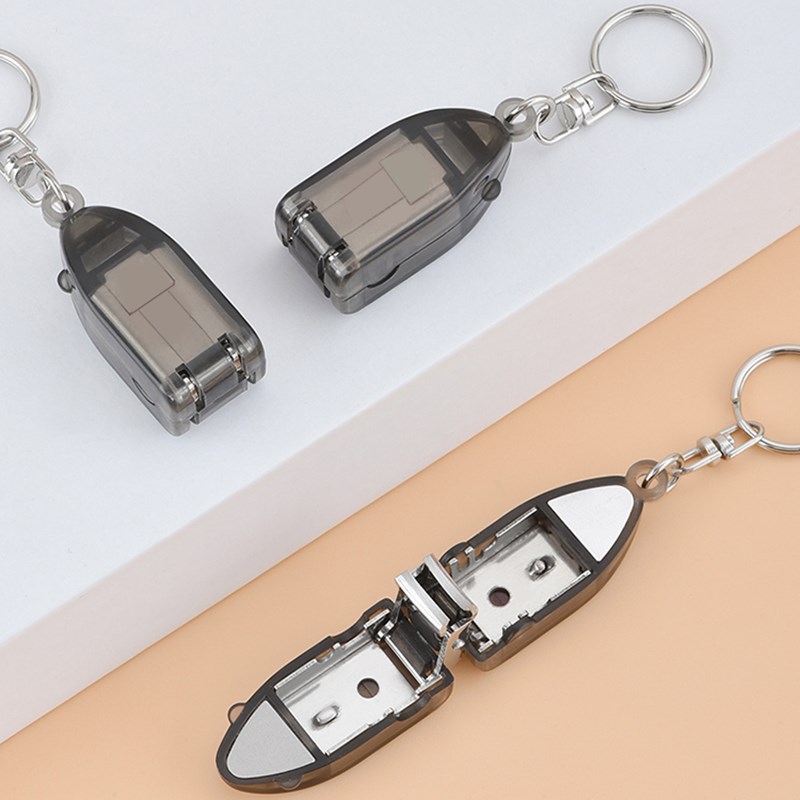 迷你折叠指甲剪不锈钢便携式修甲工具指甲刀套装小号指甲钳防飞溅