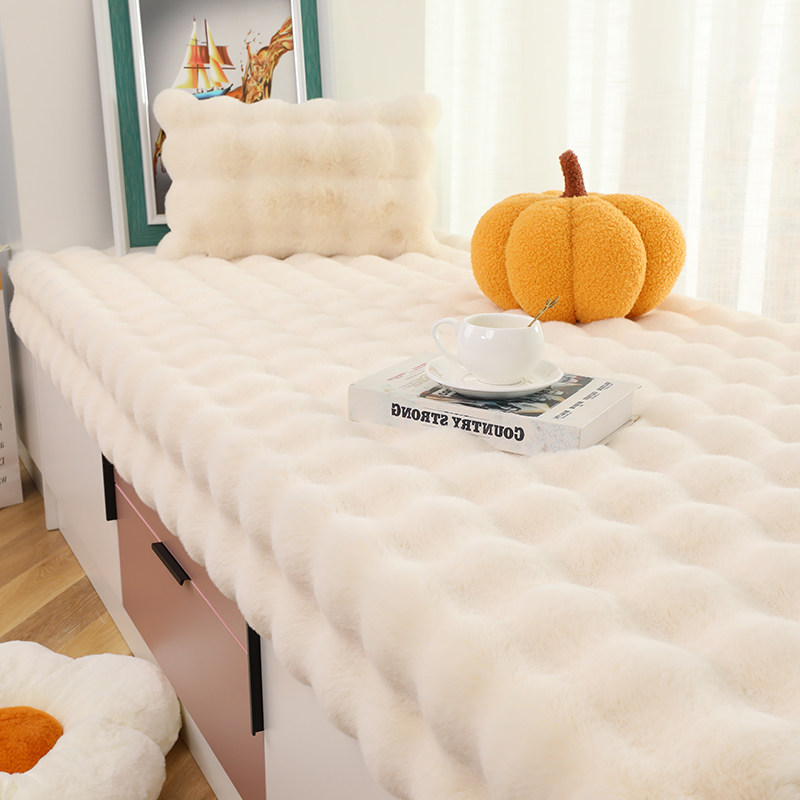 2023新款兔毛绒地毯飘窗垫沙发客厅茶几地垫卧室牀边垫阳台坐垫毯,居家布艺,飘窗垫,淘宝优惠券,粉丝福利购,淘宝优惠卷