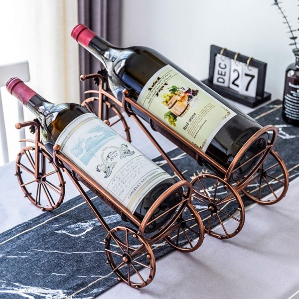 大酒瓶装饰大酒架子创意红酒架葡萄酒架大号大瓶装摆件3L5L3升5升