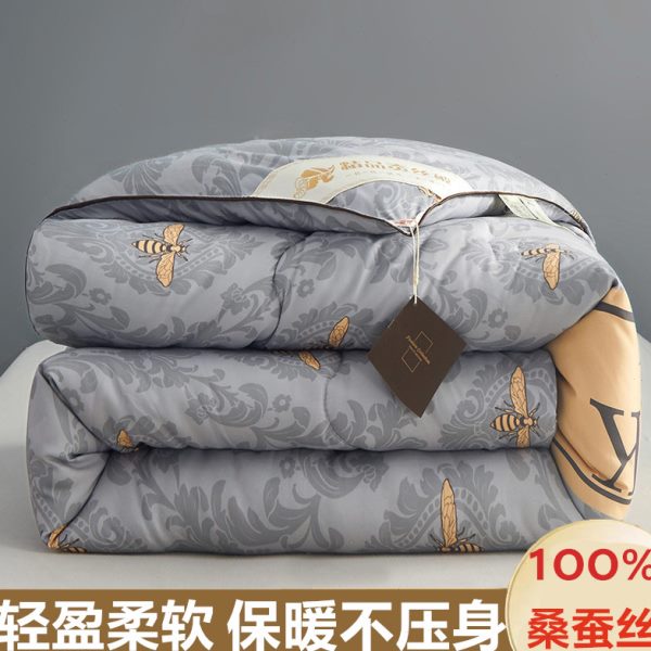 特级100桑蚕丝冬被子被芯加厚保暖8斤双人单人春秋被空调被床品