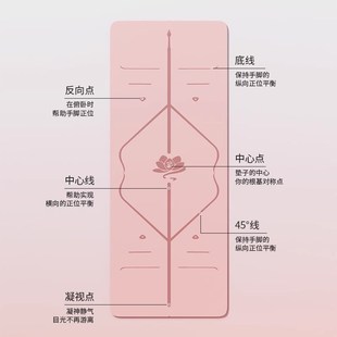 椰壳磨砂瑜伽垫天然橡胶防滑女家用pu健身地垫减震静音垫子