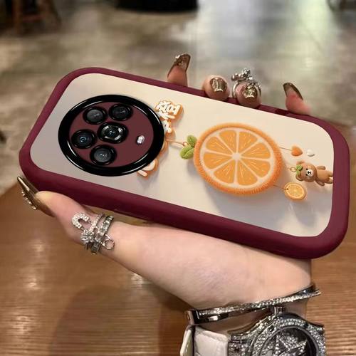 适用华为荣耀magic4pro手机壳文字LGE-AN00卡通软honor magic4保护套5g全包边防摔荣誉magic4por个性创意女款