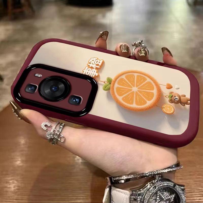适用华为p60pro手机壳mna-aloo软硅胶huaweip60保护套镜头全包防摔lna一al00个性创意p6opro卡通hwp60女新款