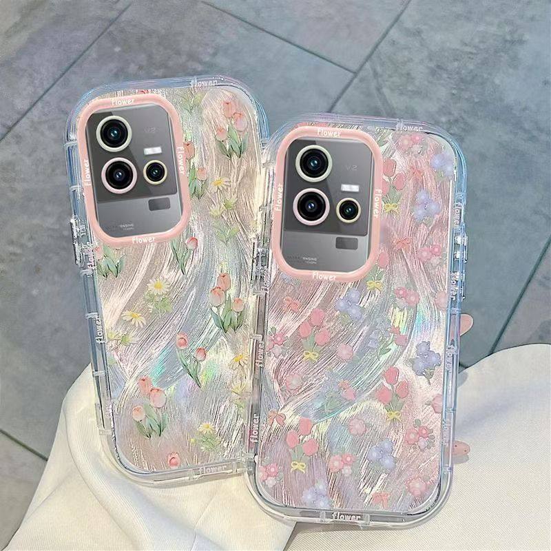 vivo iqoo11手机壳V2243A软硅胶iq11pro保护套5g全包边防摔V2254A个性创意lqoo11s小清新V2304A简约iq00女款