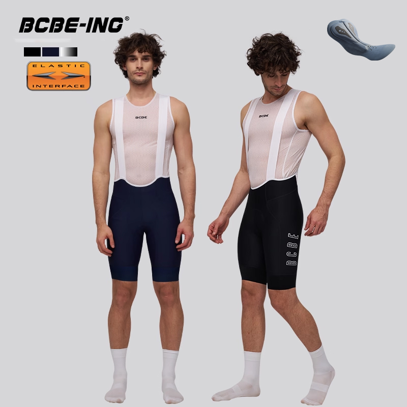 BCBE-ING男士双箭头骑行背带短裤