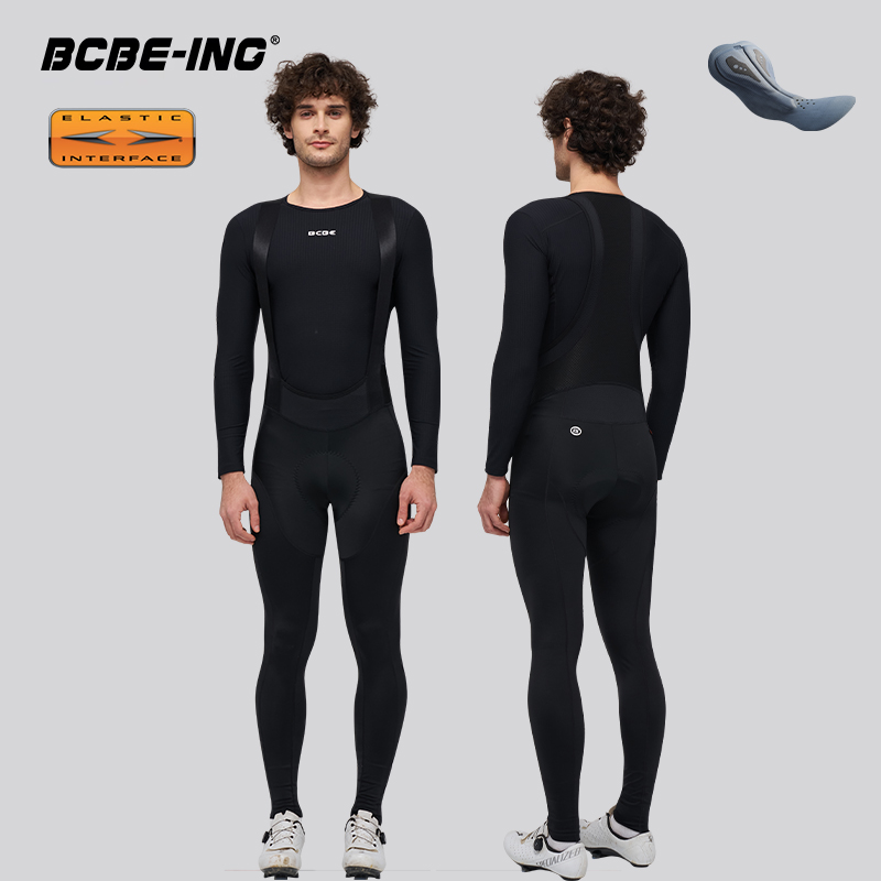 BCBE-ING双箭头骑行背带长裤男士