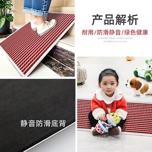 黑色铝合金入户门高级地垫室外门口防滑地毯门R外入门脚垫户外门