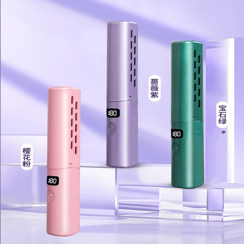 新款无线直发梳 迷你USB充电便携式直发器蓬松头发直卷两用护发梳