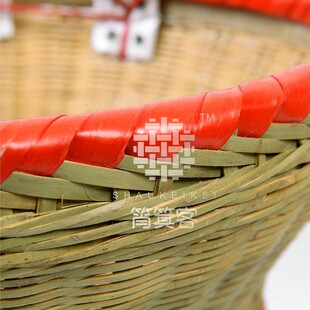 竹编婴儿背篼宝宝背篓竹背筐大号竹背篼手工竹编背篼娃娃背竹制品