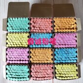 六角粉笔无尘粉笔教学环保 白色粉笔 整箱50盒 箱彩色粉笔