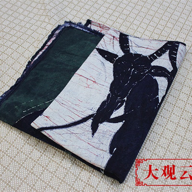 蜡染布画牧羊手工壁画民族餐厅茶室装饰壁挂特色酒吧背景挂画图片