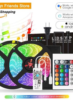 Waterproofh LED Strip Light 10m 32.8ft RGB 600 5050 10米灯带