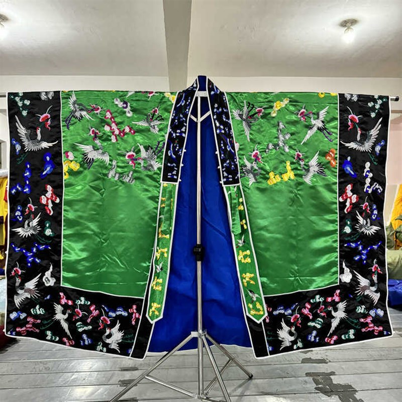 新款道家用品金丝鹤高功法衣仙鹤A衣九龙降衣百鹤衣道士服法衣道