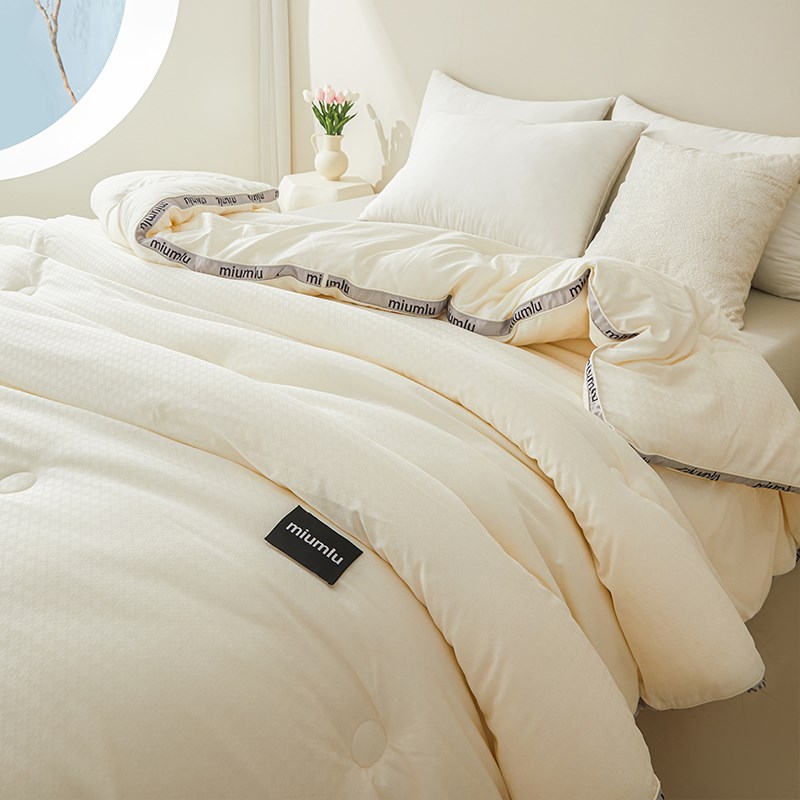 A类水洗棉大豆纤维被子被芯棉被空调被单人四季通用加厚保暖冬被