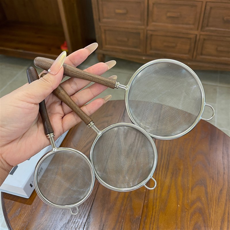 304豆浆过滤网筛m选婴儿辅食超细漏网果汁过滤器隔渣网勺小漏勺子