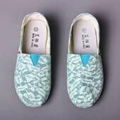 新品 单品女鞋 w一脚蹬懒人鞋 2024年春夏季 低帮透气蕾丝帆布鞋 休闲