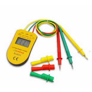 新款LCD液晶数显相序测试仪三相交流电相位计 相序表 相位表