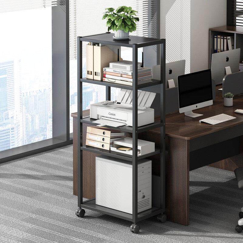 电脑主机支架落地式桌面箱放置架办公存储架拖架可移动打印机架
