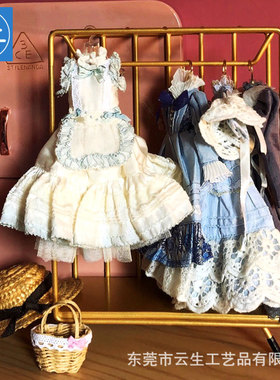 微型家具玩具BJD娃娃衣柜烤漆金属简约铁艺衣挂ob11娃衣衣柜