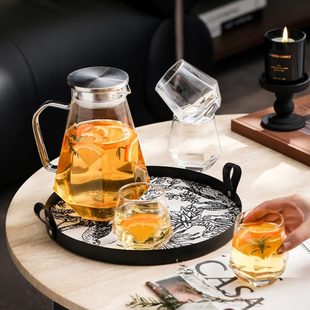 具漫一套新家用客厅格玻璃水杯高级时杯法式 光调杯子感套装 乔迁居