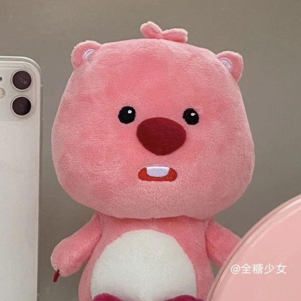 比海小狸送闺蜜loop毛绒玩具儿童露女友生日礼物y新款抱枕玩偶ins