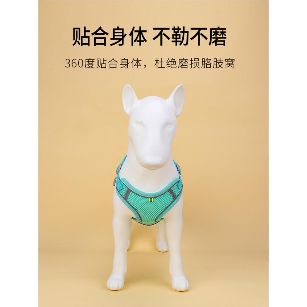 狗狗牵引绳猫狗绳猫咪胸背带背心式牵应绳溜遛小中型犬宠物幼泰迪