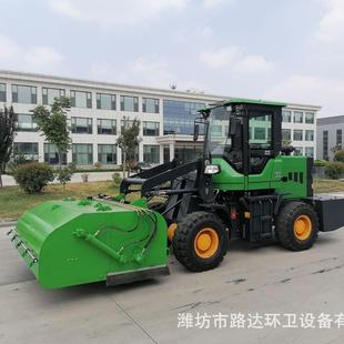 搅拌站清扫车结实耐用水稳站扫路工程扫地车过滤效果好可连续运行