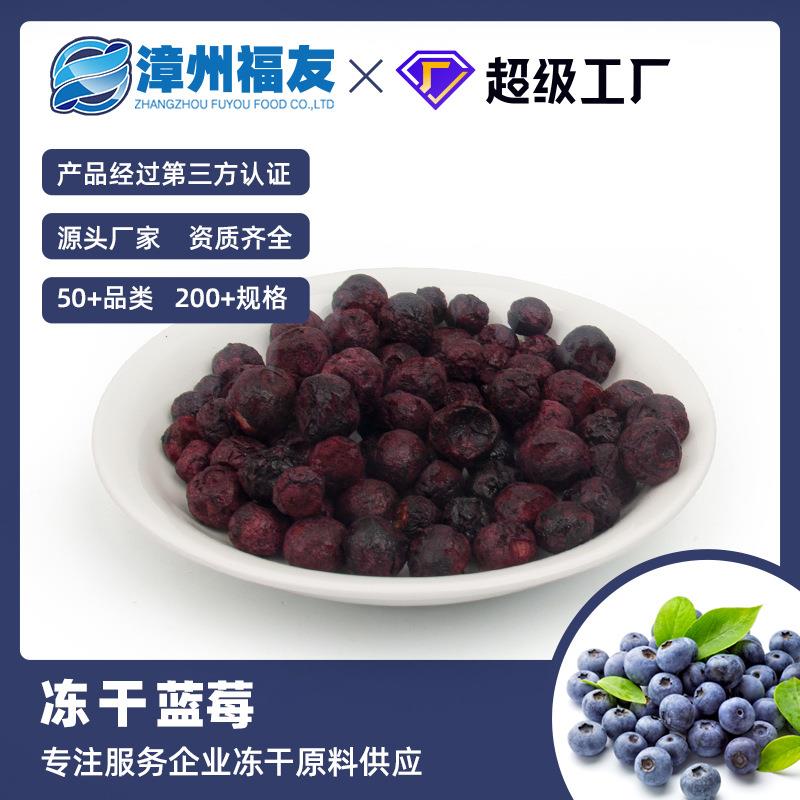 漳州冻干蓝莓蛋糕甜品装饰烘焙原料休闲零食水果燕麦添加