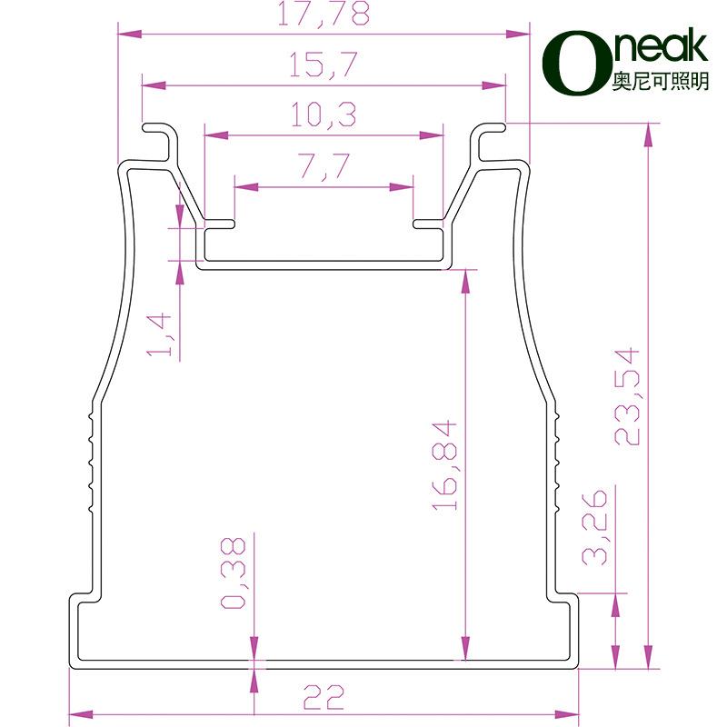 供应 LED日光灯外壳 LED日光灯配件 T5外壳套件 T5日光灯外壳