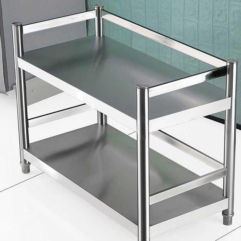 不锈钢货架商用多层置物架架子落地微波炉烤箱锅盆储物收纳架家用