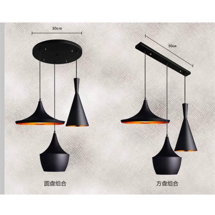 吊灯餐吊灯LED护眼玻璃灯 卧室卡通餐厅灯装饰灯具