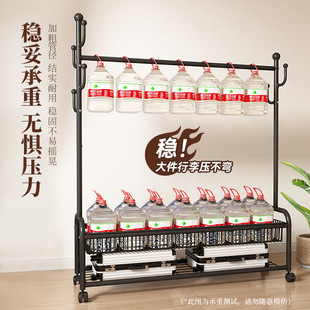 衣帽架 晾衣架落地可移动家用晒衣架阳台挂衣架子卧室内简易单杆式