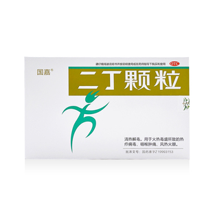 国嘉 二丁颗粒 4g*9袋 清热解毒用于火热毒盛的咽喉肿痛风热火眼