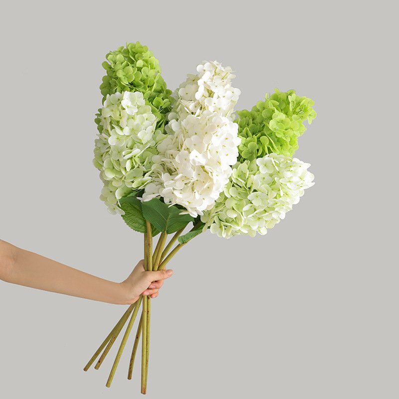 设计师花束花材仿真手感塔形绣球花 客厅餐桌摆件仿真假花绣球花