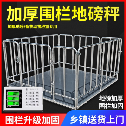 无线电子地磅秤精准称猪