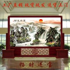 新款屏风隔断客厅房间入户玄关进门遮挡正对门简约卫生间实木座屏