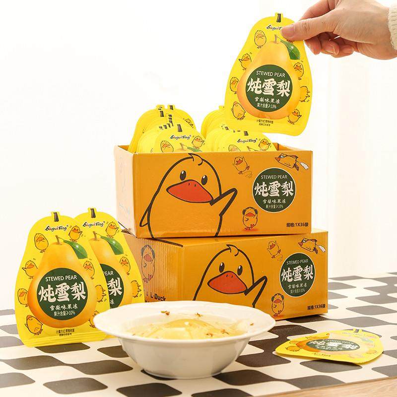 正宗L.DUCK联盟果冻炖雪梨