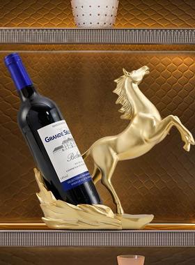 红酒架摆件酒柜装饰品现代家居轻奢高档北欧风格新房乔迁新居礼品