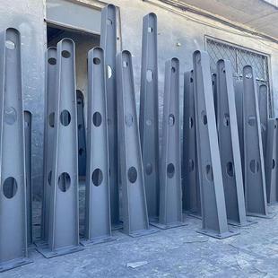 定制玻璃雨棚钢梁 牛腿支架挑梁 雨搭碳钢满焊HT工字钢结构不锈钢