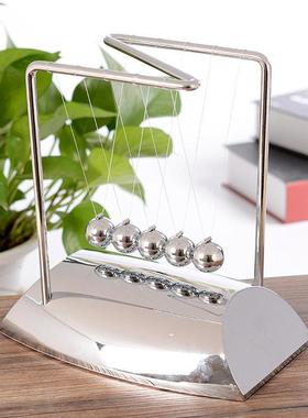 N形牛顿摆件单摆对撞球能量守恒创意家居办公室桌面装饰塑料摆件