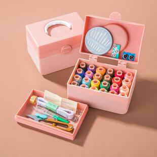 家用针线盒套装可携式手缝衣服缝纫小工具包阵线迷你宿舍学生多功