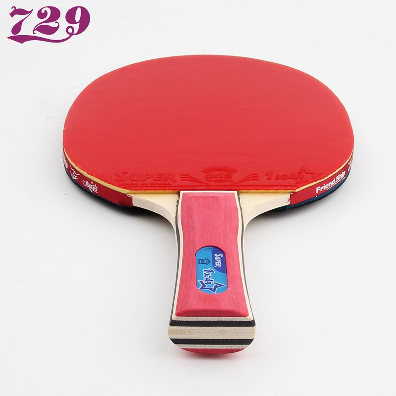 友谊729乒乓球拍乒乓成品拍初学者儿童球拍双拍2只装对拍直拍横拍