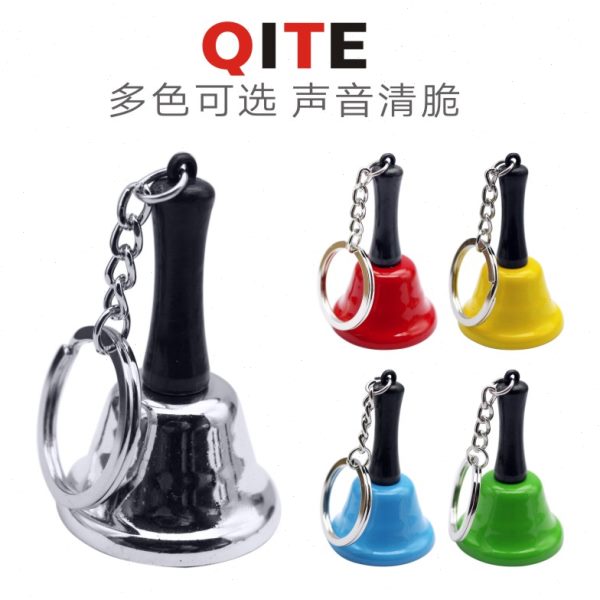 父母铜老人呼救校铃铁课铃铃铛大号铛礼物会议上床铃儿童手摇铃