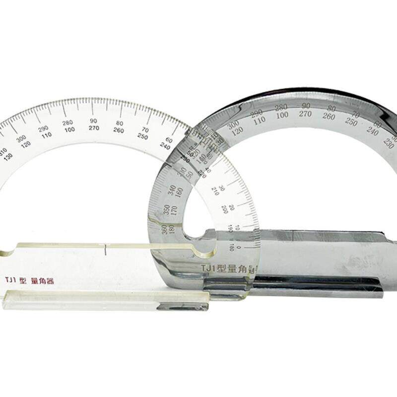 IMPA471586量角器TJ1型带手柄船用海图量角器TJ-1航海绘图铜镜面