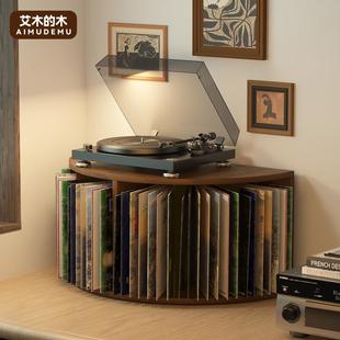 书房唱片机放置架黑胶唱片收纳架杂志书本整理架漫画光盘架CD架子