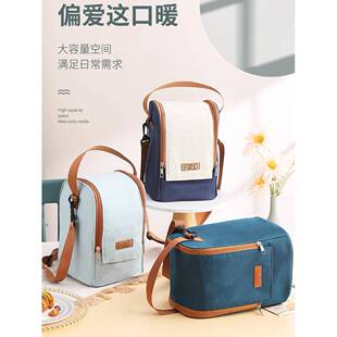 饭盒袋子手提防水防油学生上班族便当保温袋焖烧壶桶套保护套可背