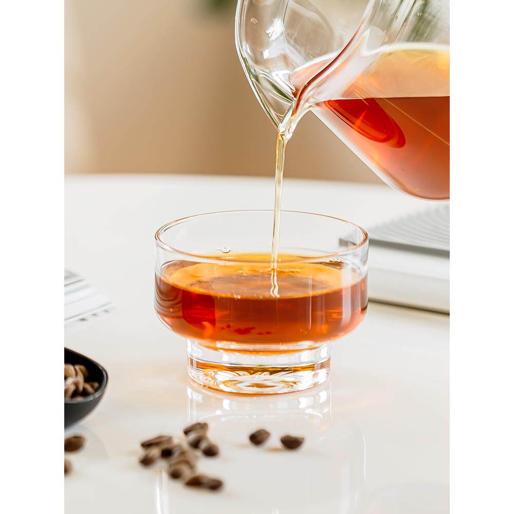 泰摩 阿芙佳朵玻璃咖啡杯 耐热高硼硅品杯 果汁杯品鉴 茶杯 酒杯