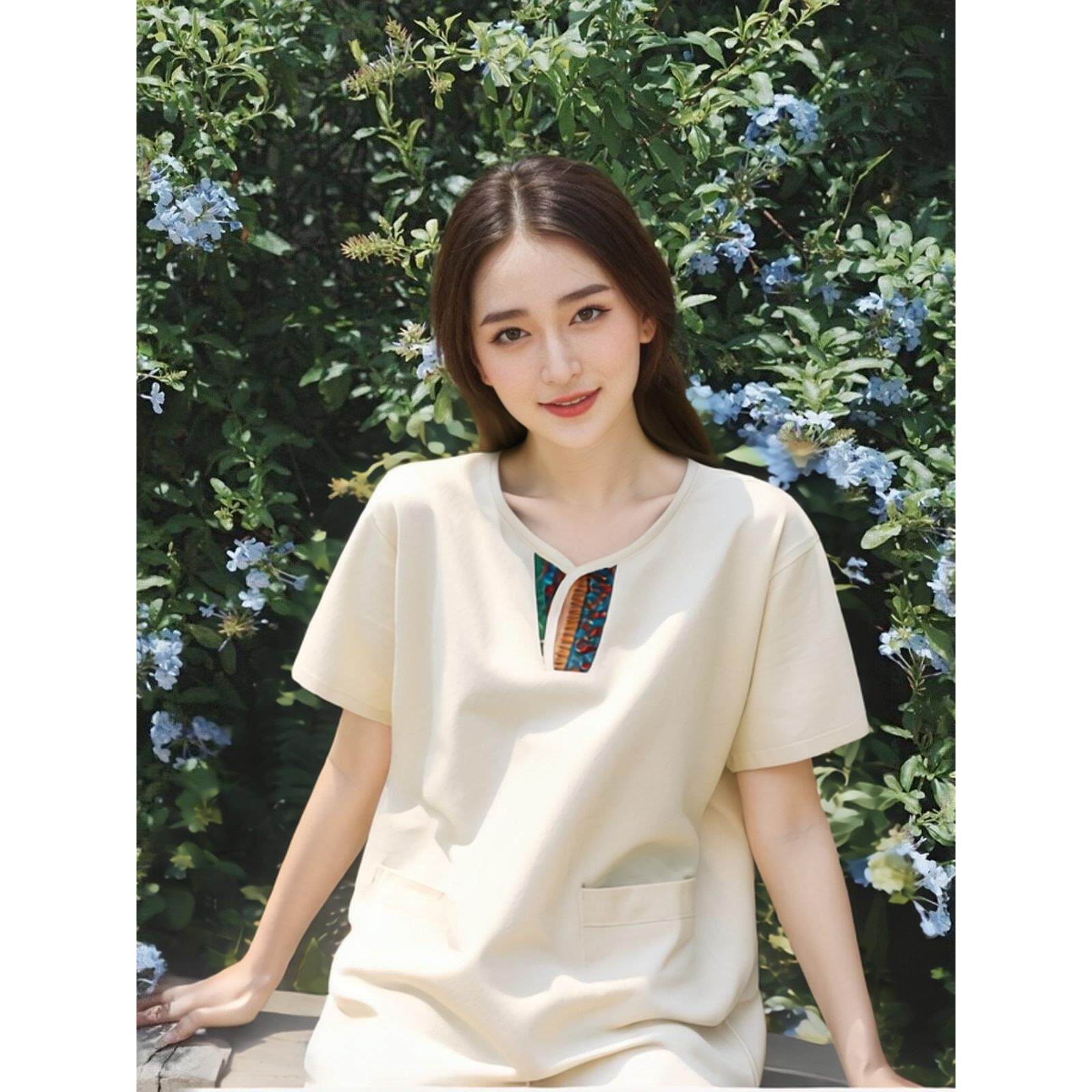 高档麻料汗蒸服女款足疗浴服洗浴客人睡衣新中式SPA按摩桑拿服男