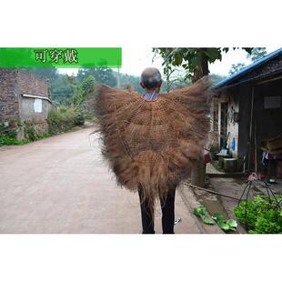 蓑衣斗笠装饰四川传统手工可穿棕衣古风 农家乐饭店酒店装饰挂件