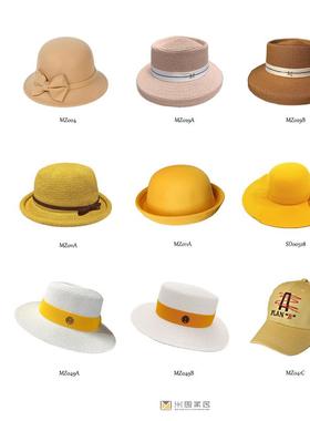 样板房衣帽间复古帽子装饰品道具样板间衣柜男女绅士礼帽展示摆件